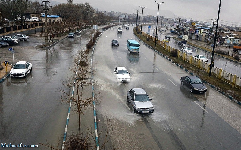بارش باران در ۸ استان