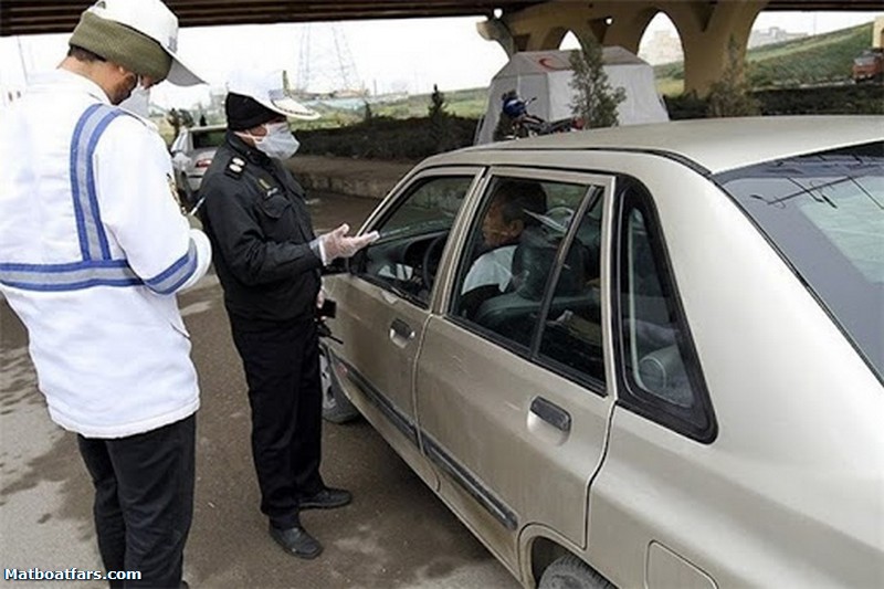 جریمه بیش از یک میلیون خودرو در ممنوعیت های کرونایی آذر
