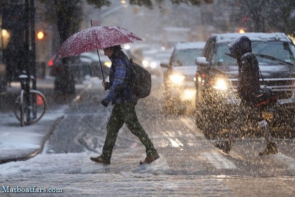 برف و باران در غالب مناطق کشور