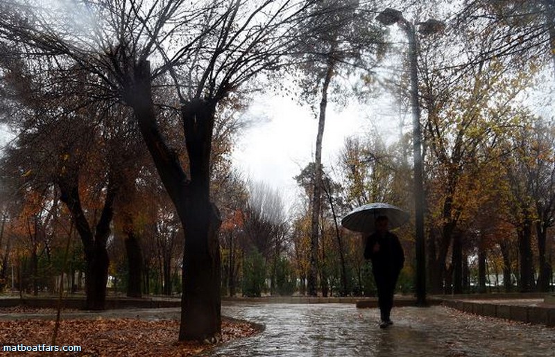 ‌ بارش باران بهاری در راه استان فارس، هشدار سطح زرد هواشناسی