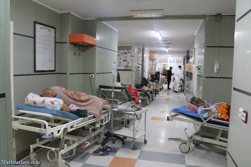 حال ۴۱۳ بیمار کرونا در فارس وخیم است