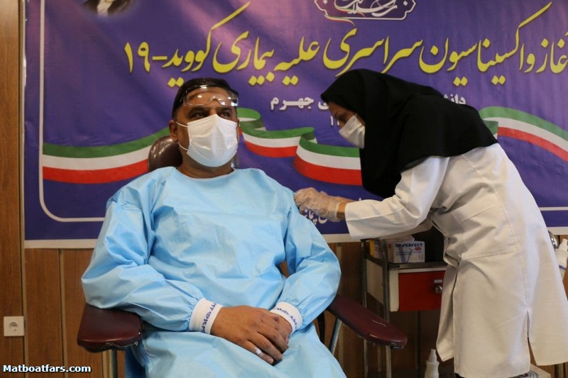 حال کادر درمان دریافت کننده واکسن کرونا در فارس خوب است