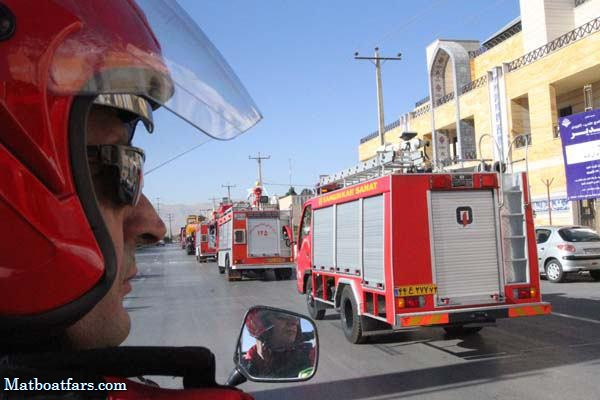 تجهیزات آتش‌نشانی شیراز به روز می‌شود
